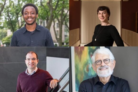 photos of four newly appointed associate faculty members