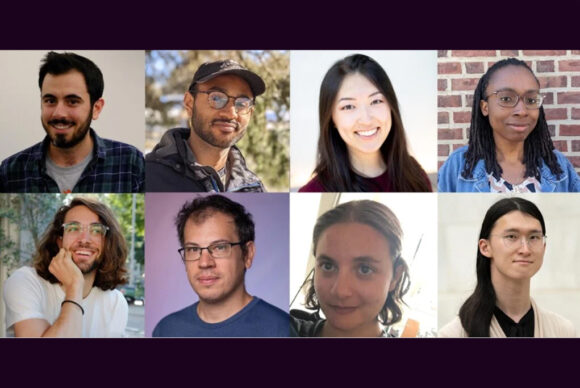 Composite image of eight faces of research fellows.